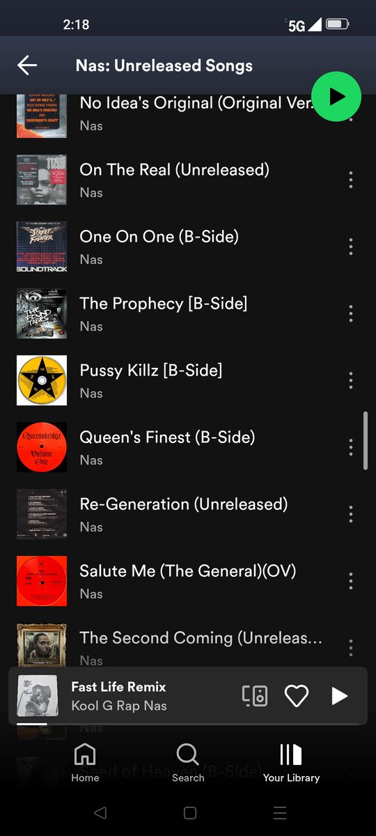 Illadelph_78's tweet photo. Progress!!! #nas50 #Spotify https://t.co/DNGLNmNwEY