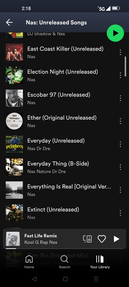 Illadelph_78's tweet photo. Progress!!! #nas50 #Spotify https://t.co/DNGLNmNwEY