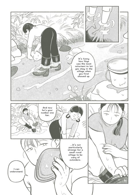 Pearl Hunting - extended preview! Please enjoy this snippet of my 74pg comic, available through ShortBox Comics Fair until the end of the month! Read right to left. (1/5)