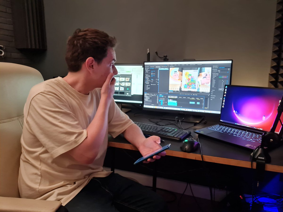 Producir, grabar editar, producir, grabar , editar, producir...😴