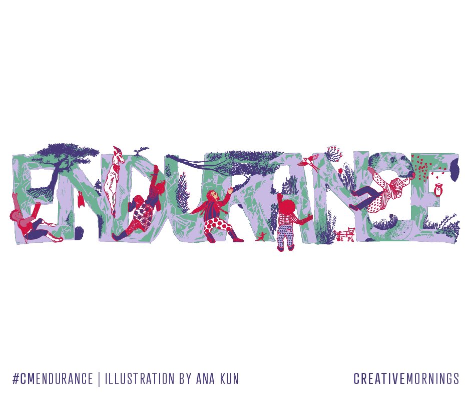 October’s theme is Endurance, chosen by <a href="/CM_Timisoara/">CreativeMornings/TM</a> and illustrated by Ana Kun. In a world that values instant gratification, endurance is a reminder that the most rewarding victories are born from patience and perseverance. #CMendurance #CreativeMornings