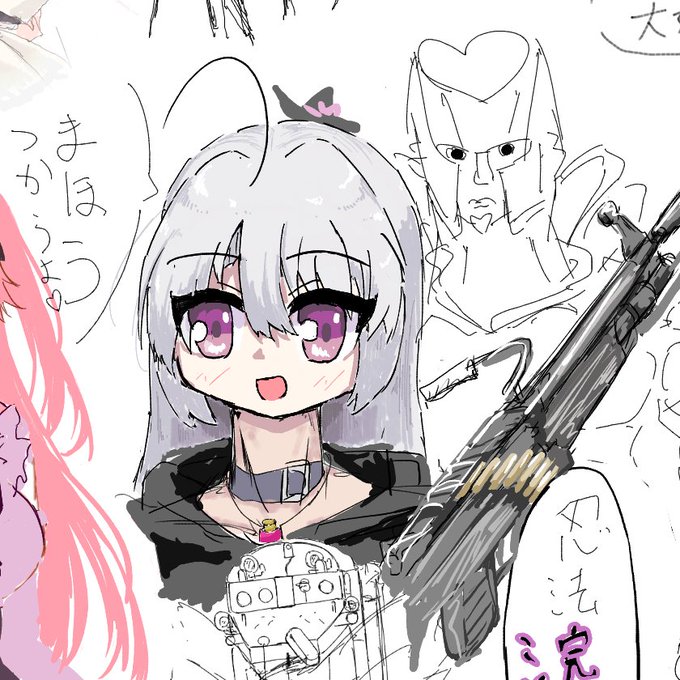 昨日絵チャで寧々描いてたらひどいめにあった 