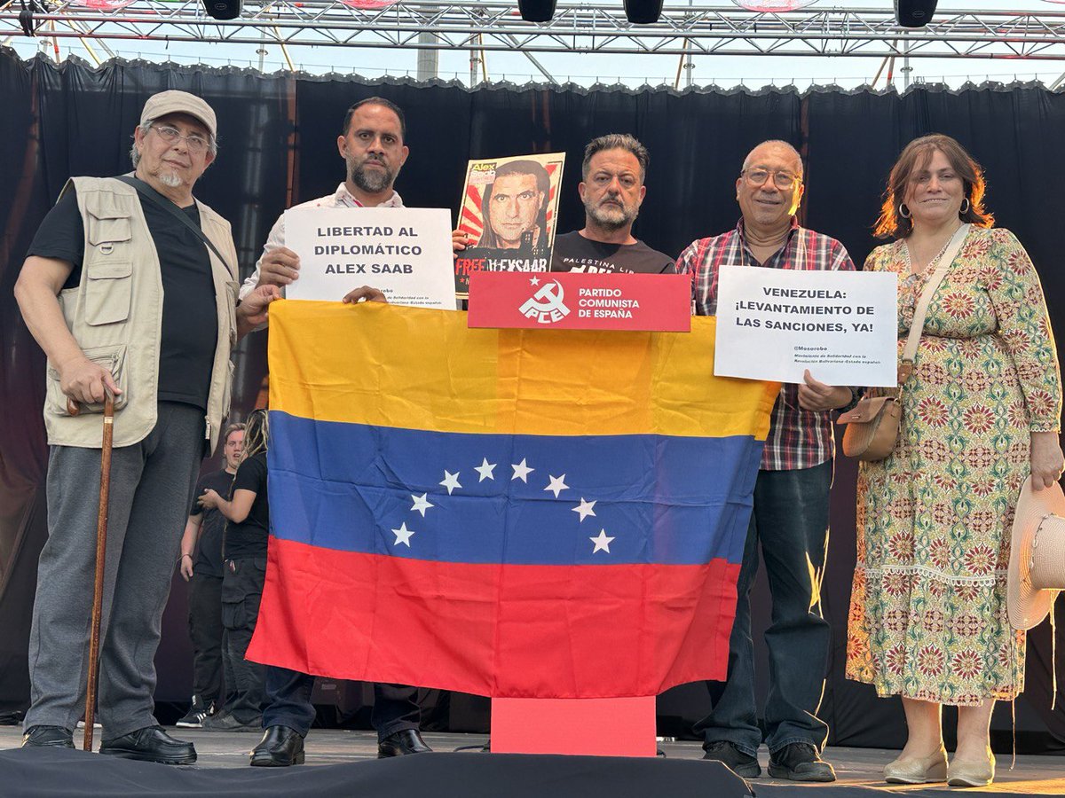 Desde España unidos en solidaridad. 
#FreeAlexSaab 🙏 gracias.