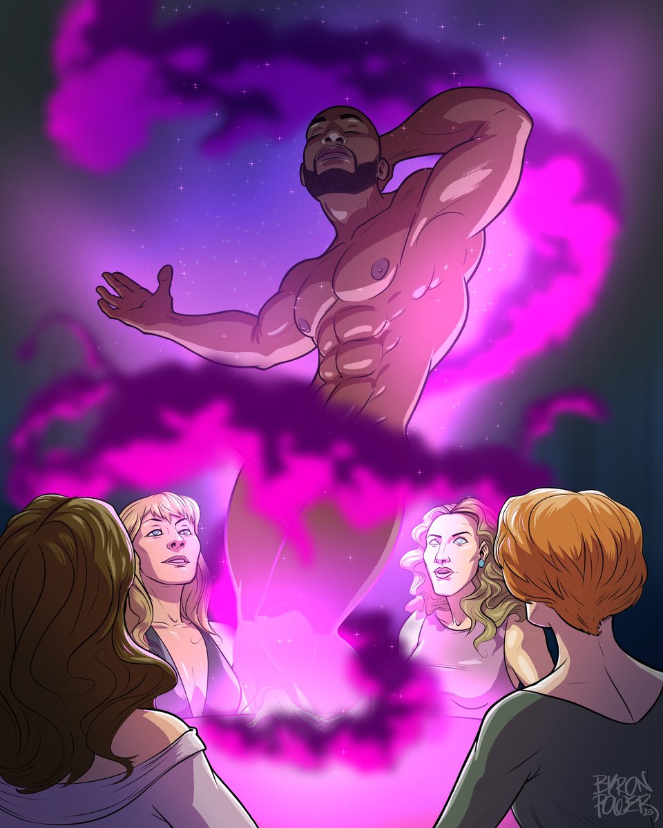 Byron_Power's tweet photo. HOMOWEEN 2023 - HEX AND THE CITY!
NSFW version on my Patreon, and you can buy prints and stuff at my NEW WEBSITE, https://t.co/EkCxoNZupU!

#homoween2023 #gayhalloween #gayart #bara #byronpower https://t.co/Jm8m9vaDRg