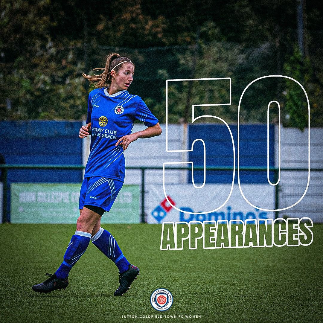 SCTFCWomen's tweet photo. A huge congratulations to Harriet Bridgewater, who made her 50th appearance in a Sutton shirt today!

What an achievement!💙

#OurTown #COYR https://t.co/lAVNnVmBJS