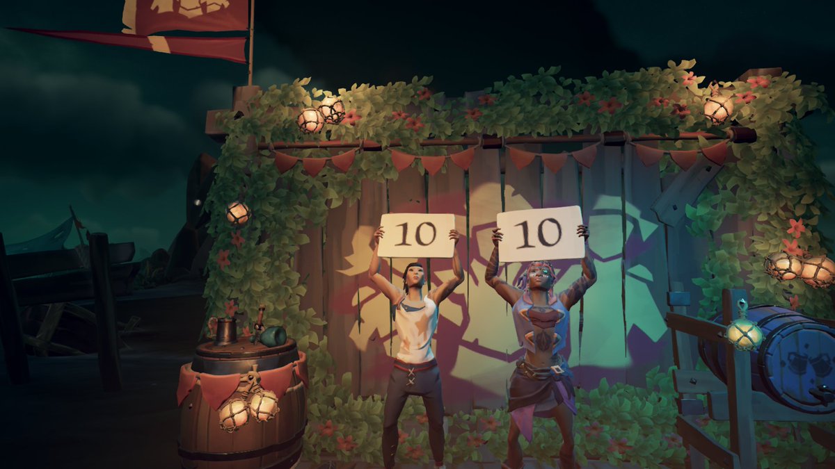 Munchkin_seli's tweet photo. How we feel about @SeaOfThieves community weekend 🤩 #BeMorePirate https://t.co/h6MIs4n6gs
