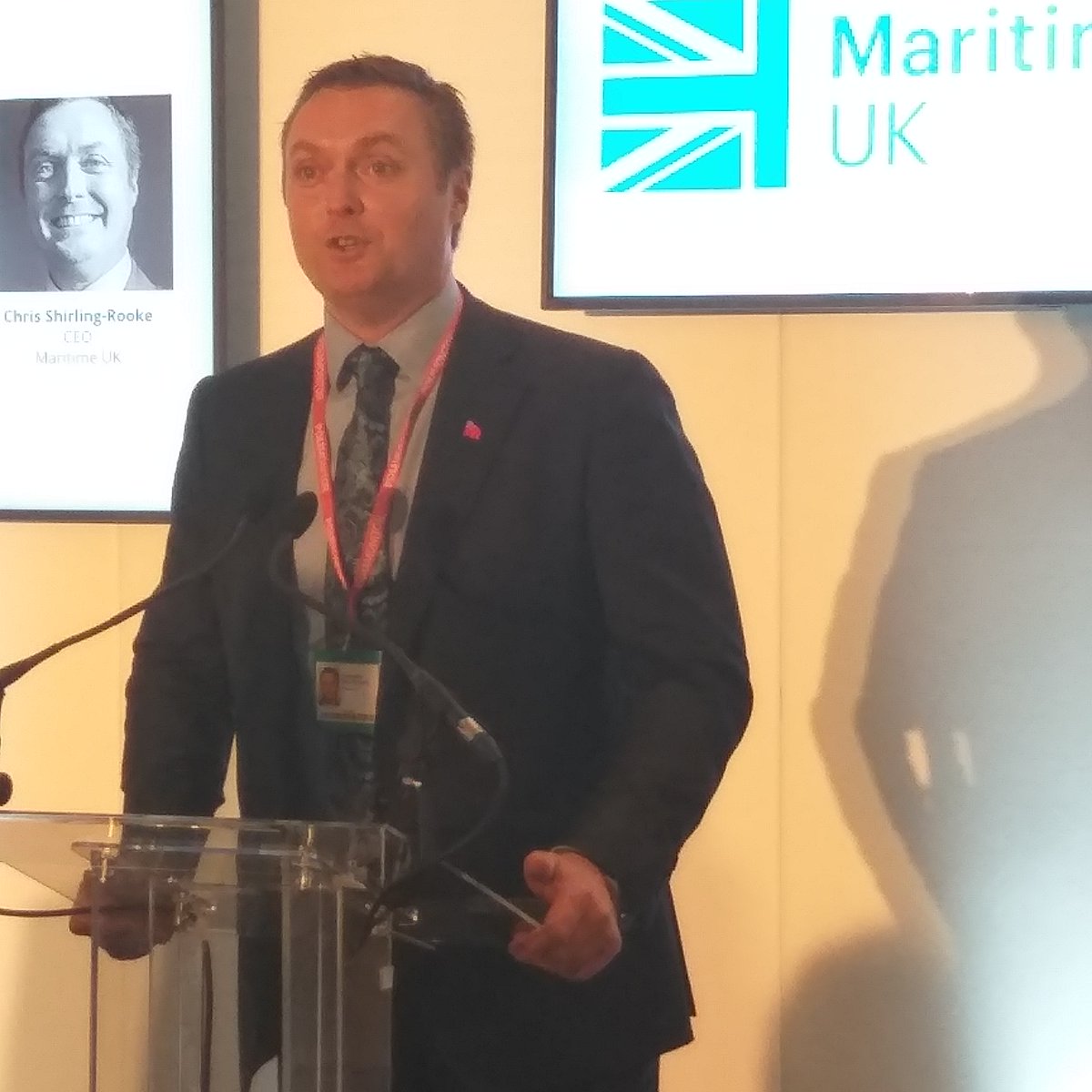 TotalPolitics's tweet photo. The @MaritimeUK reception welcomed @Nus_Ghani, @charlotteV, @CSR_MUK and Tom Broadley to discuss the opportunities for green growth, how the industry can develop &amp; the potential of increased competitiveness of #infrastructure and transport solutions for #decarbonisation #CPC23. https://t.co/T41GGGrV1U
