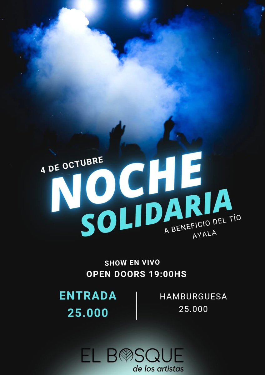 Otro evento más a beneficio!! Vayan pues este miércoles, van a comer rico y encima ayudar 🩵🙌🏻 Todos por el tío Ayala