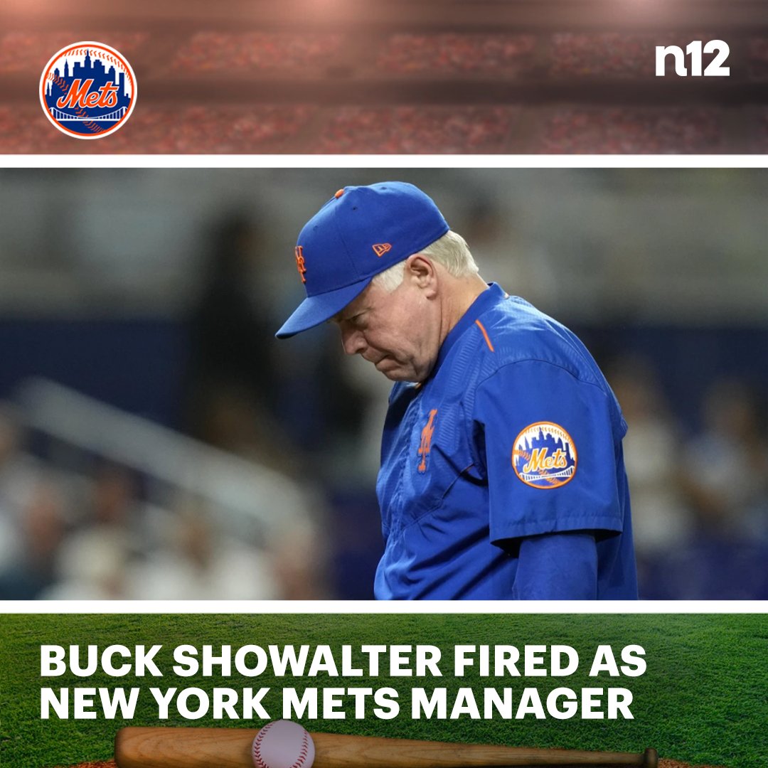 NEW TODAY: #Mets announced the departure of Buck Showalter after two seasons with the team. tinyurl.com/2x3u4kaf