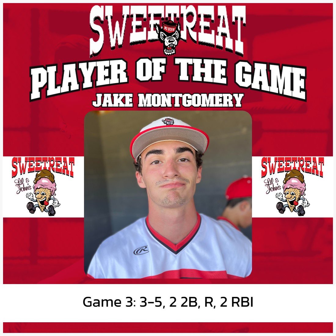The Pack scores 7 in the 9th after being down 6-0 after 7 innings! Carson Dunlap homers and singles to drive in 3, and Jacob Jones slams the door in the bottom of the 9th.