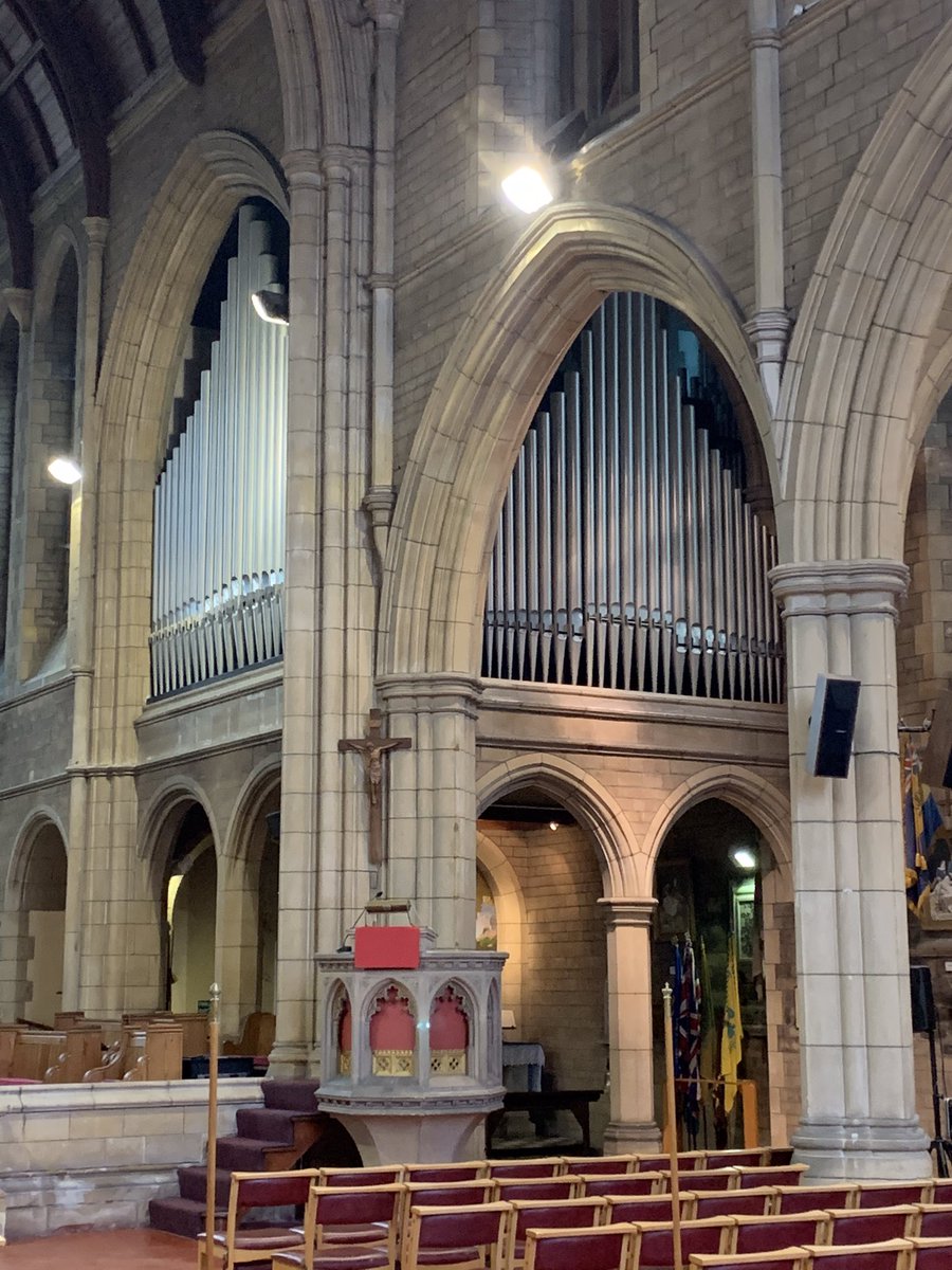 StMarysPB's tweet photo. Do join us at 12:30pm on Tuesday 3rd October for our regular #free #lunchtime recital when we welcome Dr Anthony Gritten who will be playing organ music by #Caldecote, #Gray, #JSBach, #Duruflé, #Widor and #Fessy. Light lunches from noon. Retiring collection. All welcome. https://t.co/IDvp9vCYNo