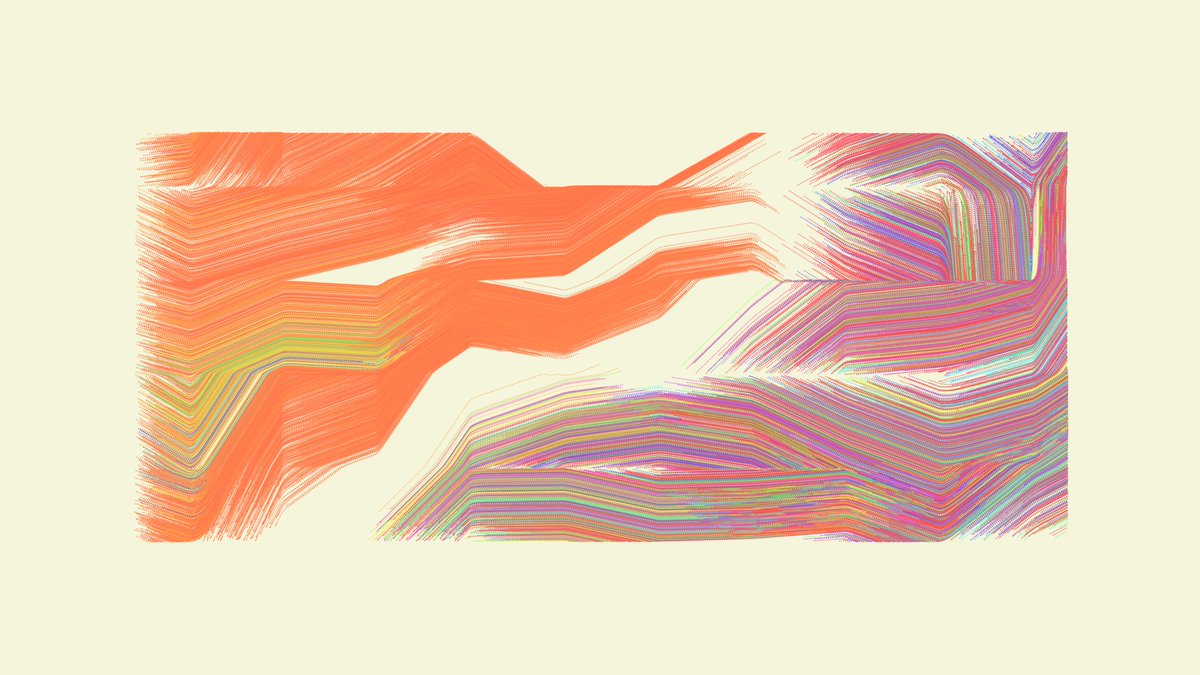 deuspoeticus's tweet photo. fx(flowField) on @fx_hash_ 
#9, #45, #46, #56

A flow field that you can colour.

↓

With. Your. Microphone.

let hashTags = ["#fxhash", "#fxhackathon", "#generativeart", "#genartclub", "#creativecoding", "#p5js"] https://t.co/ERRSbP0APH
