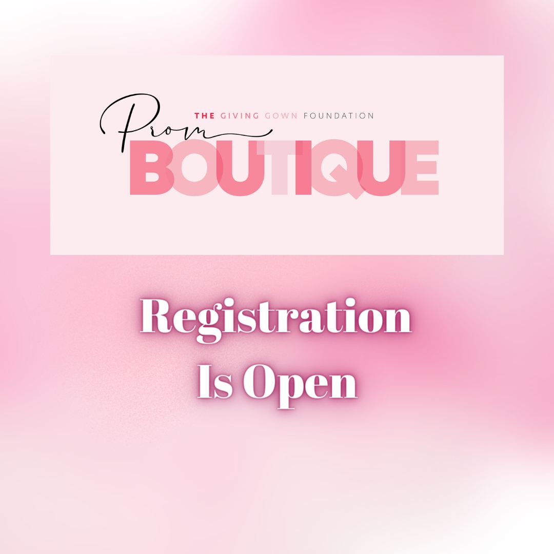 Individual and School Group Registration for our 2024 Prom Boutique is OPEN!! Our FREE Prom Boutique is open to all Houston area junior and senior high school girls. Visit givinggown.org for details and to register. #GivingGown #MoreThanADress #Prom #Empower