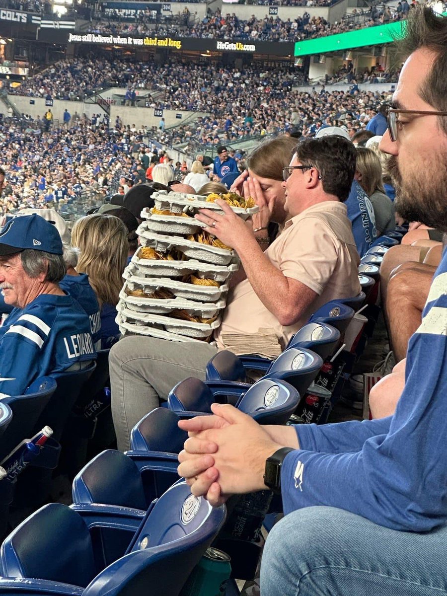 Someone bought $736,000 in nachos at the Colts game.