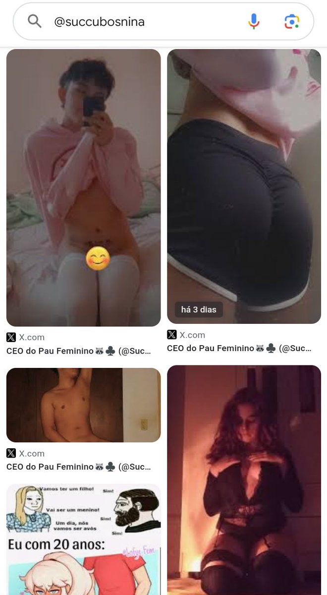 SuccubosNina's tweet photo. pesquise seu @ no google e veja o que aparece

eu, mulher bonita, Argila e memes viados https://t.co/qB4Nt1XAjs