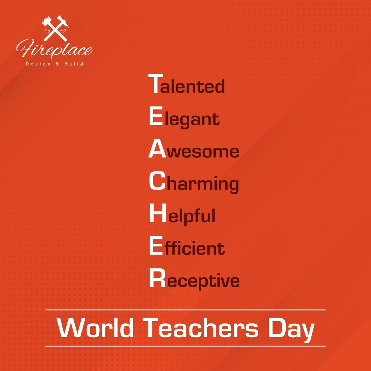 fdb_fireplace's tweet photo. Teachers are the fire in the hearth of education, igniting young minds with knowledge and nurturing them to shine brighter. 

On this World Teachers Day, we celebrate these unsung heroes who kindle the flames of curiosity and fuel the pursuit of wisdom.

#HappyWorldTeachersDay https://t.co/wmZI1hfptt