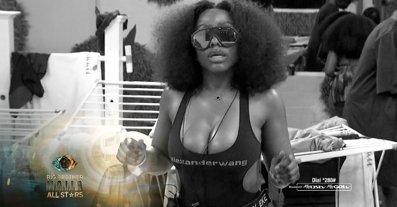 BBNaija's tweet photo. The queen of highlights and winner of the Pepper Dem season Mercy Eke came on the All Stars season with a fierce determination to prove that she is not just a one-time wonder. Tap the image to watch her journey on #BBNaijaAllStars #BBNaija