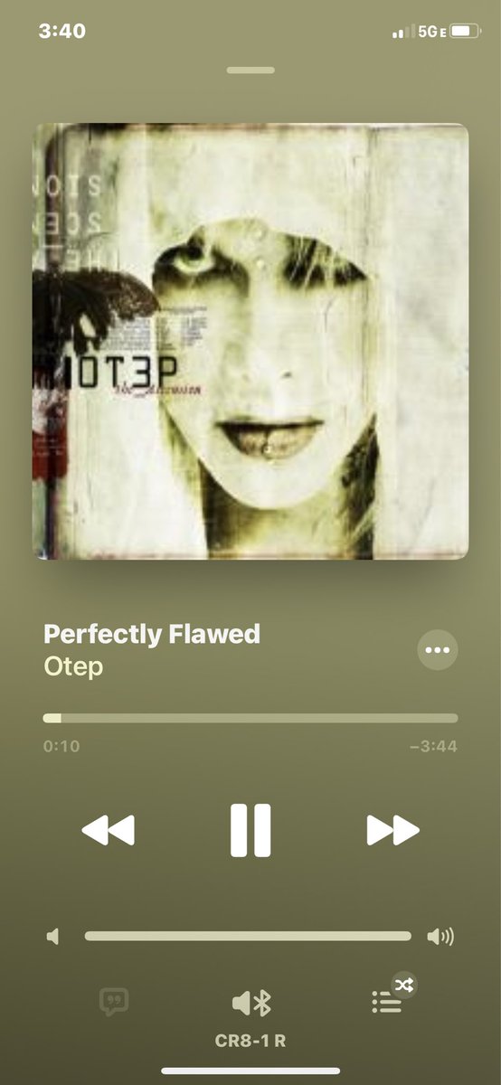 #NowFuckingBlasting - @otepofficial    #PerfectlyFlawed You're perfectly flawed
You're perfectly incomplete
Like cracks in the glass
And faded photographs!