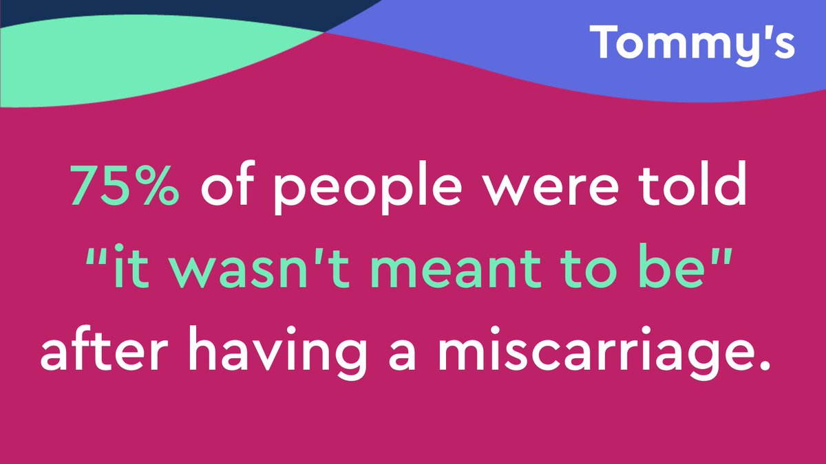 tommys's tweet photo. We recently asked our community about their experiences of miscarriage to see how attitudes have changed in the 8 years since our last survey. 

The results show there's still a way to go so people know it's not their fault. 

Read more: https://t.co/O6yn4SDsGe https://t.co/FfA1Wosr1M