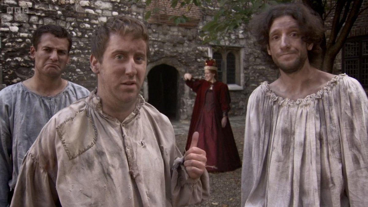 rewatching old #HorribleHistories because I’m a history student born in the ’00s so of course — is this @greg_jenner on the right not even knowing who Lady Jane Grey is? (I’m also a #YoureDeadToMe fan.)