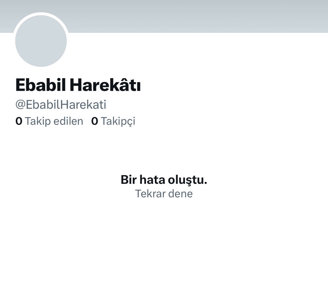 @EbabilHarekati ve Türk Savunma Teşkilatı adındaki provokatör hesaplar kapandı.