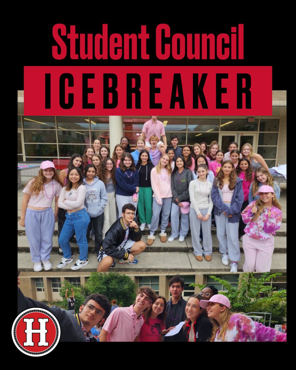 Student Council hosted an interactive icebreaker this weekend for new members. Great way for students to meet new friends & meet our Student Council!