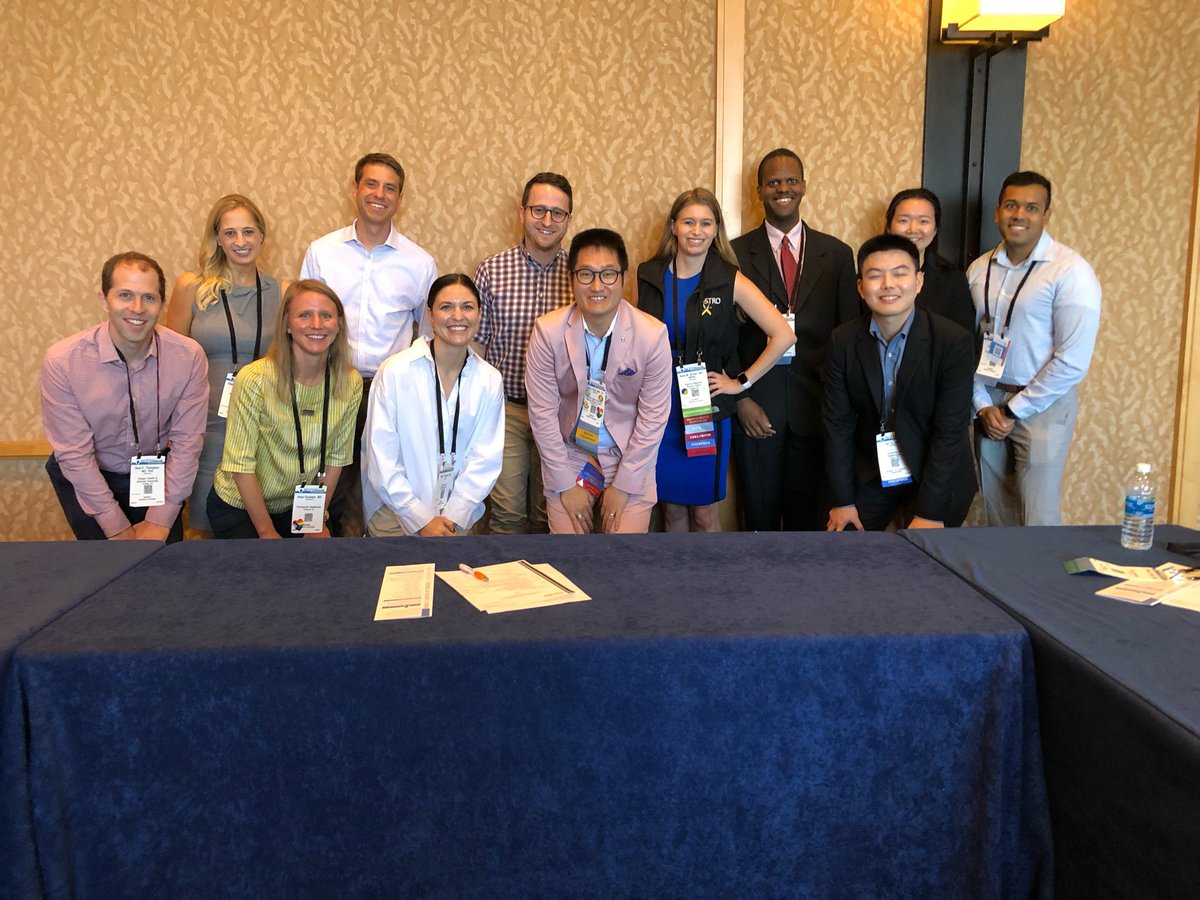 Such a great group of #EarlyCareer physicians and physicists after a fantatic and energetic discussion on how <a href="/ASTRO_org/">ASTRO</a> can provide value and support for our community! Strong representation from community-based, VA/military docs and #medphys! <a href="/bananaP08/">Anna Paulsson, MD</a> #ASTRO23