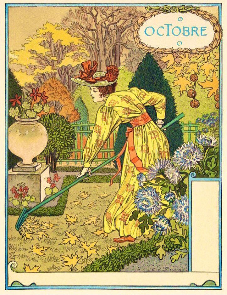 «Жовтень», Ежен Ґрассе (1896).