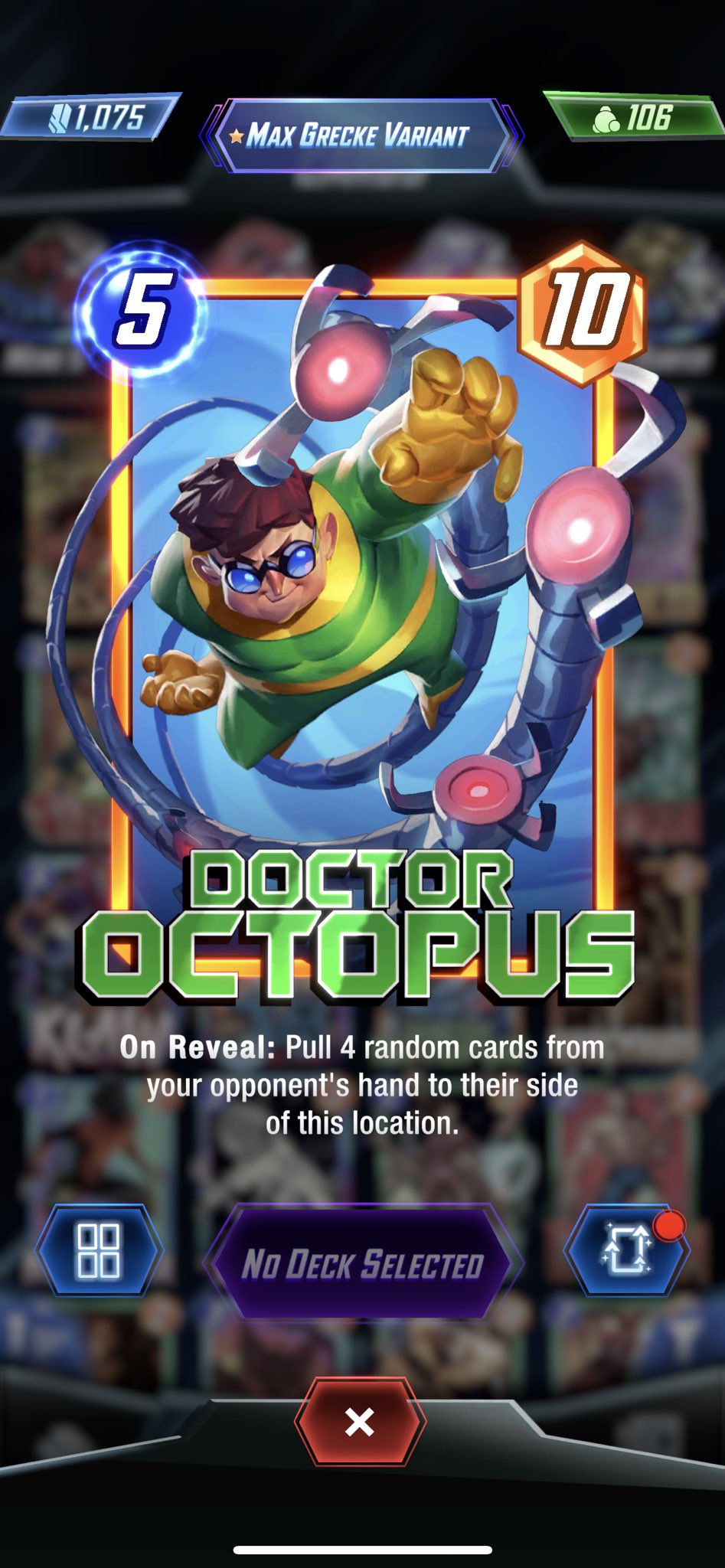 Doctor Octopus - Marvel Snap 