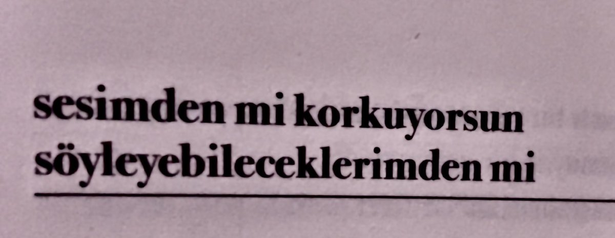 Sesimden mi korkuyorsun, söyleyebileceklerimden mi?