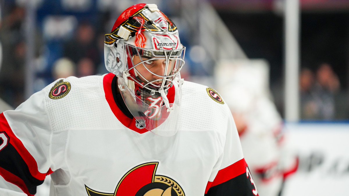 Senators's tweet image. Heating up at Centre 200 🔥

#GoSensGo