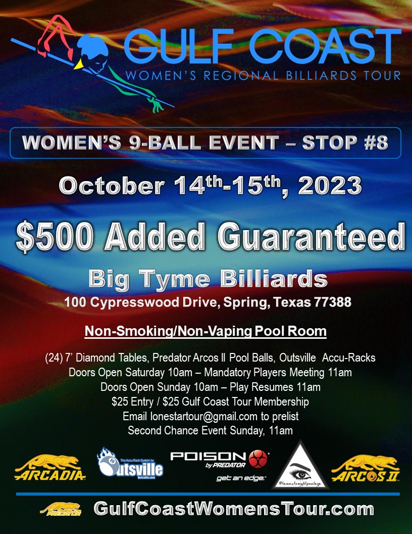 gulfcoasttour's tweet photo. Final event of 2023! First-time players will not have to pay membership dues.😁Updates to come for '24. https://t.co/VhqZ8yjHmp