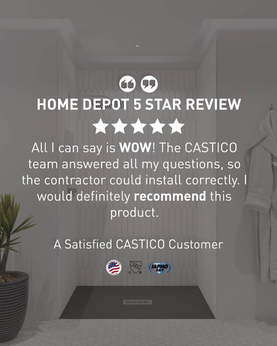CasticoTx's tweet photo. Creating the shower of your dreams doesn't have to be a difficult process!.Our team is here to help for a seamless installation so you can say "WOW" too! #castico #showerwalls #showerbase #showerkit #interiordesign #homerenovation #DIY

https://t.co/wze21CmbR9 https://t.co/2nyNxphIp8