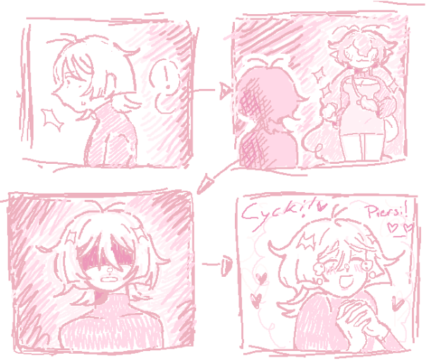 mrche3se_'s tweet photo. hi my phone is broken so have this shitty msPaint comic #scaralayla https://t.co/idi9BFs14Y