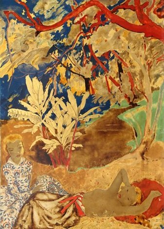 arteyalgo's tweet photo. Alix Aymé fue una #artista que desarrolló su obra y su estilo a lo largo de su vida. Sus primeras #obras están influenciadas por el pintor #nabi Maurice Denis. Posteriormente adoptó elementos #asiáticos y el #modernismo en sus paisajes maduros.
#BuenasNochesMundo
#arteyalgomas https://t.co/rcSfgkFHvA