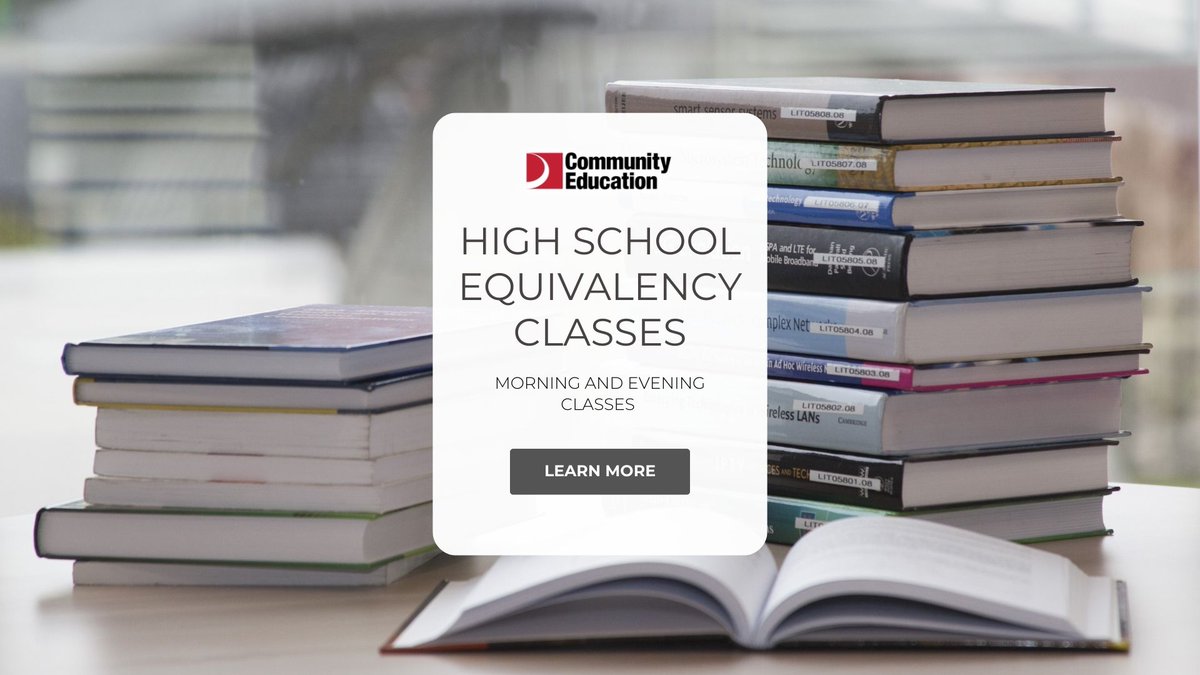 CommEdD214's tweet image. Are you ready to earn your high school equivalency? We can prepare you to take the GED® Computer-Based Test. Morning and evening classes are available. Click here to start your journey: ce.d214.org/ged
#GED #HighSchoolEquivalency #GEDTest