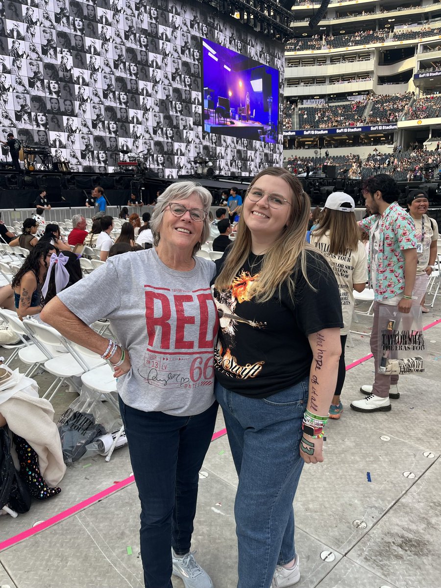 marvelousstune's tweet image. Cant wait to see if my mom and I make it in the film!  #TSTheErasTourFilm #LATSTheErasTour  @taylornation13