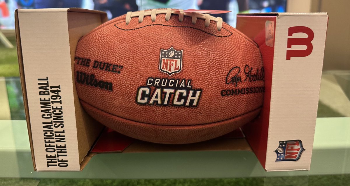 GIVEAWAY ALERT🚨The @NFL and @AmericanCancer teamed up to create #CrucialCatch to help fight cancer through early detection and risk reduction. For a chance to win a Crucial Catch Wilson Football follow @NFLFoundation & RT this tweet!