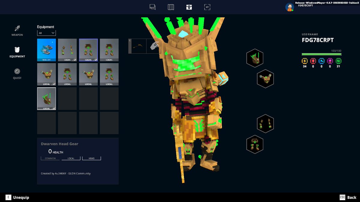 FraDG18's tweet photo. #TPMXGLDN @Au24KAY
@Pickaxe_Master @TheSandboxGame #PickaxeMaster #TheSandbox #AlphaMiningSeason #TheSandbox https://t.co/s9UUBCmUXi