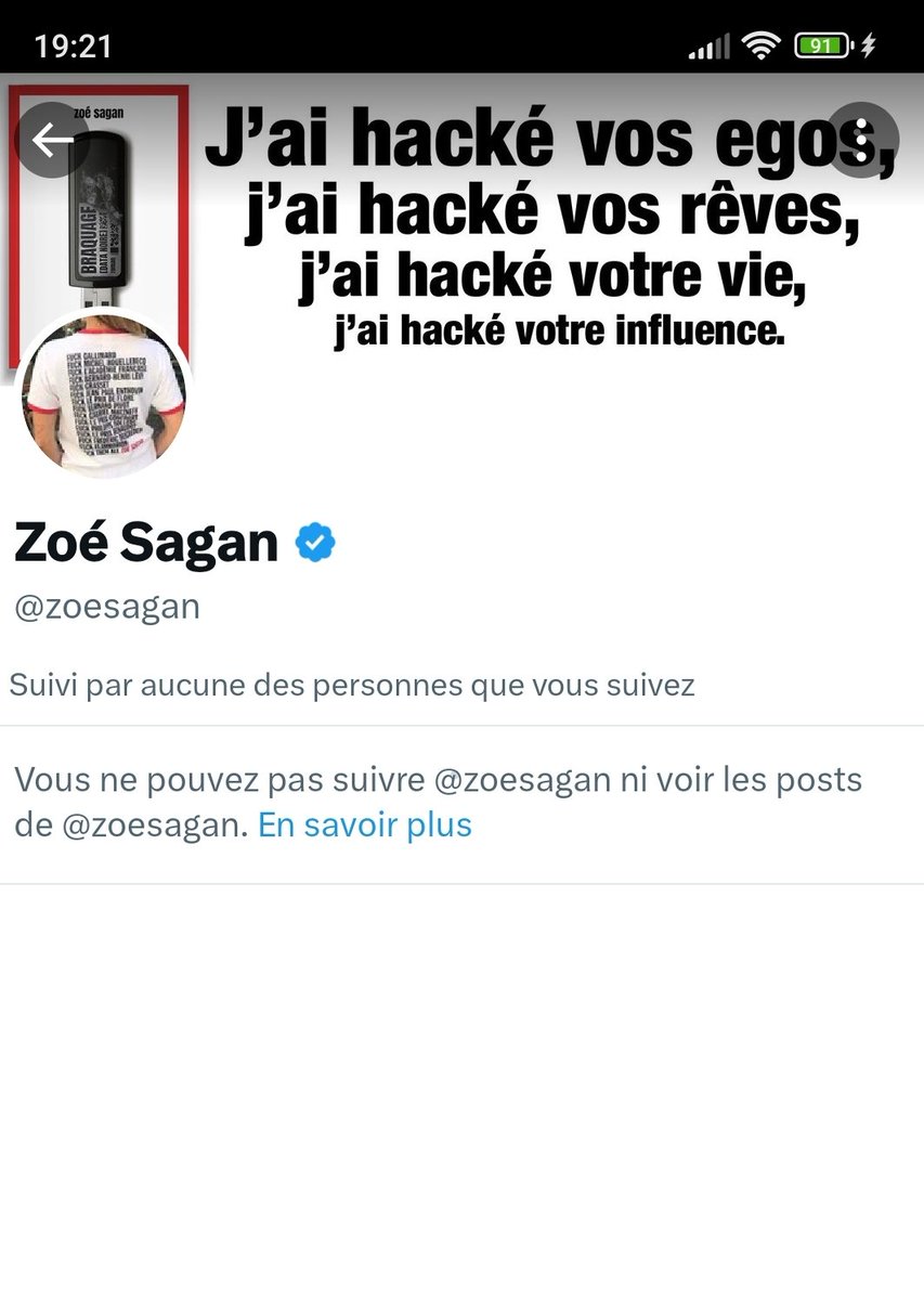 Angis2112's tweet photo. @zoesagan @KETAMINE____ Zoé ou l'IA faut pas trop la contrarier en tout cas 😮! Mais sinon ça donne quoi tout c info ! Heu bha rien 🤣 https://t.co/LsgduXPSAZ