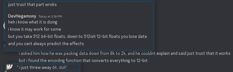 i've learned not to trust what people tell me when giving support/help

whether its on purpose, or lack of understanding, or caring 

i want to help and never trust it works... and its not a hard concept that throwing away is throwing away...