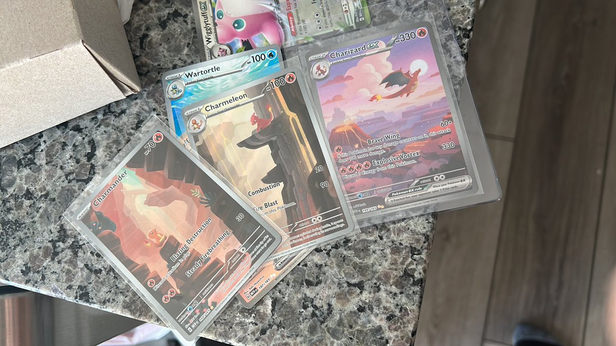 I pulled a GOD PACK out of a 151 booster bundle! Charmander, Charmeleon, and Charizard all in one pack!! Wow!! I pulled a GOD PACK out of a 151 booster bundle! Charmander, Charmeleon, and Charizard all in one pack!! Wow!!