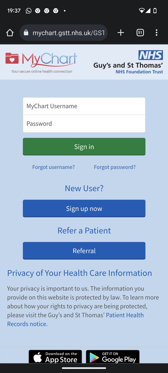 pandapoodle (@pandapoodle2) on Twitter photo Why do I need to sign up to Epic Systems Corporation App to get details of my appts? - what about my data? #NHS #gstt <a href="/GSTTnhs/">Guy's and St Thomas'</a> Why do I need to sign up to Epic Systems Corporation App to get details of my appts? - what about my data? #NHS #gstt <a href="/GSTTnhs/">Guy's and St Thomas'</a>