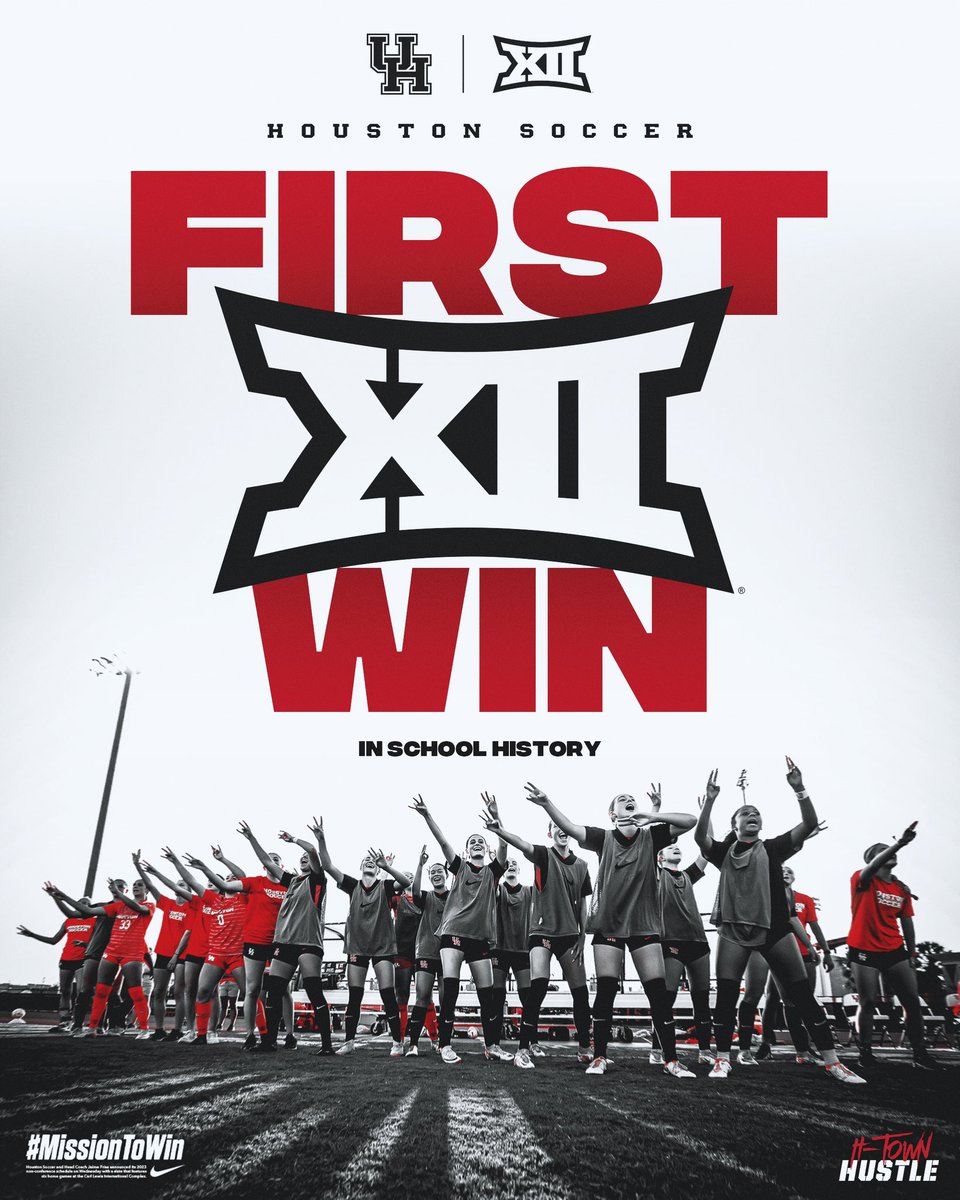 The first <a href="/Big12Conference/">Big 12 Conference</a> win in <a href="/UHCougars/">Houston Athletics</a> HISTORY! 

#HTownHustle | #GoCoogs