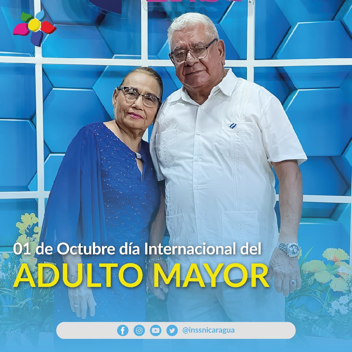 INSSNicaraguaOF's tweet photo. #INSS | En este Día del Adulto Mayor, queremos celebrar la sabiduría, la experiencia y el amor que cada uno de ustedes aporta a nuestras vidas. ¡Felicidades por esta etapa de la vida bien merecida y llena de logros!

#Nicaragua https://t.co/iXO5dYIH9g