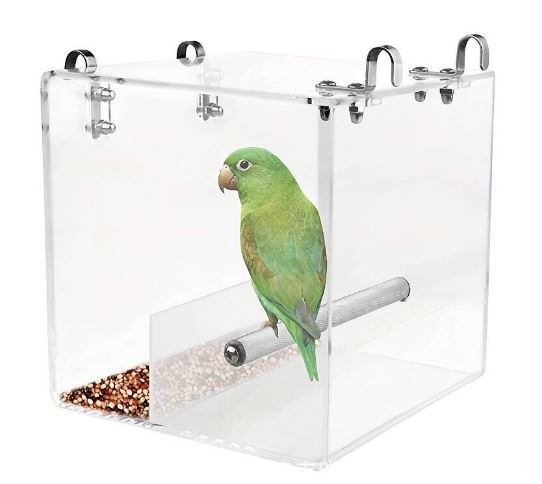 FallenFeathers_'s tweet photo. Recently reduced - No Mess Cage Seed Feeders.  Visit @FallenFeathers_ 

Keeps the cage tidy, less waste, easy to clean. https://t.co/sbH50dq6rz