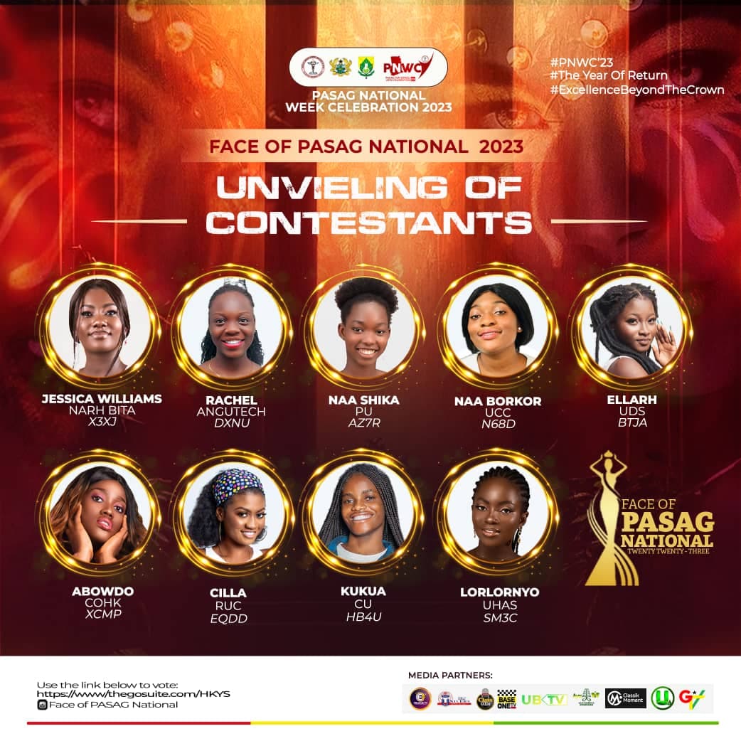 pasag_national's tweet photo. The ANTICIPATION is finally over....‼️‼️
Here are the amazing contestants competing for the next face of PASAG National Beauty pageant 2023🌟🌟👑
#Faceofpasagnational 
#Beautyinhealth 
#Excellencebeyondthecrown👸🏾 
#Theyearofreturn
#PNWC'23 https://t.co/cV4qO2WUI6