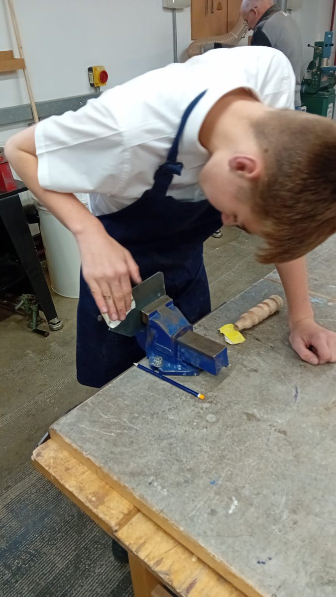 BraesTech's tweet photo. At @BraesHigh, we're turning young minds into woodworking wizards! πͺπ² Let's carve out a future filled with respect for craftsmanship. #BuildRespect #Article29 https://t.co/wxCRXi046d