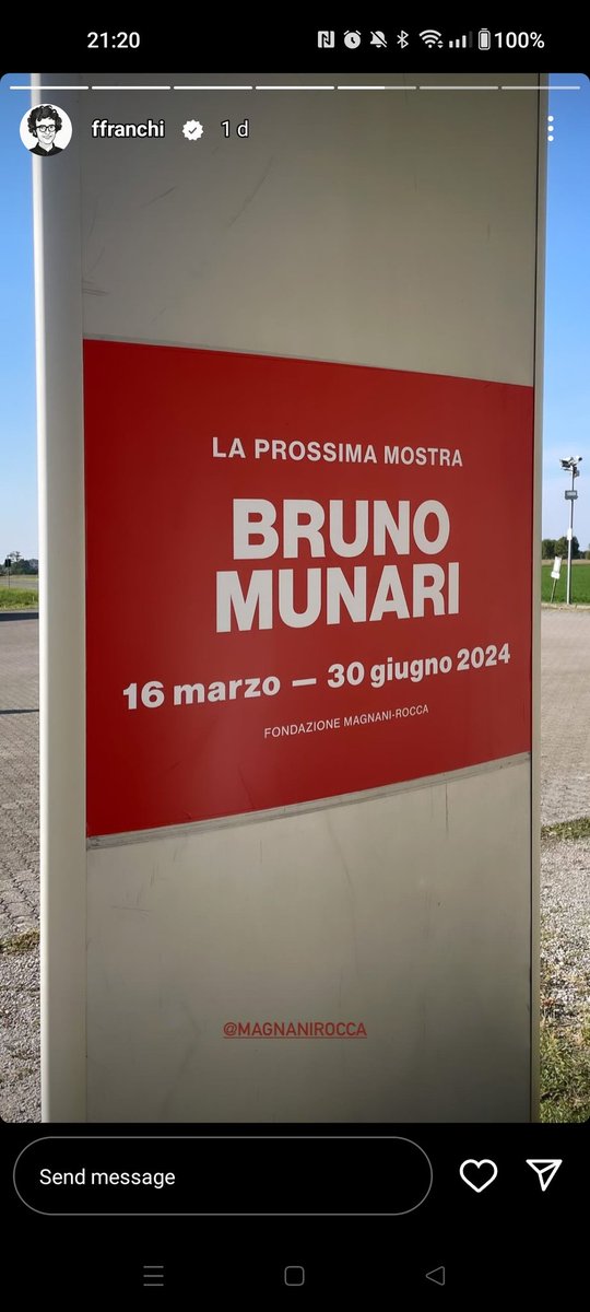 framangia's tweet photo. 'it says.. next exhibition Bruno Munari 16.03-30.06 2024'. I know where I will be over Easter next year! 🎉🎉🎉🎉 https://t.co/Gz6Bwv2YAs