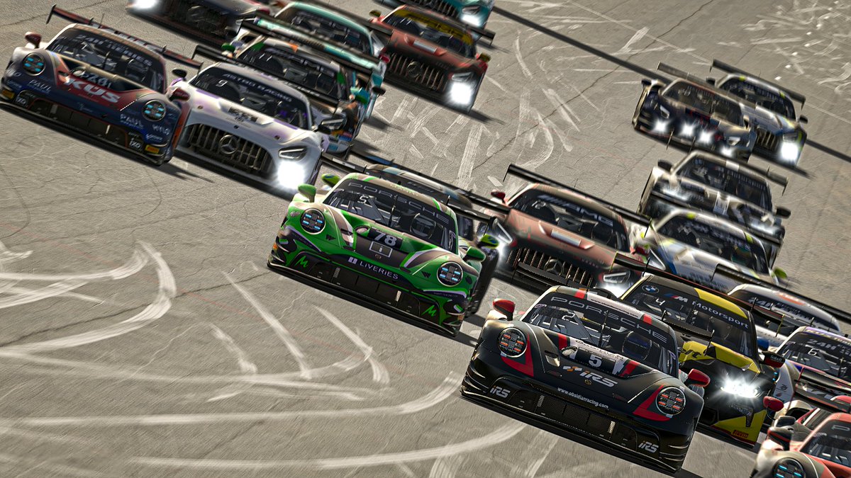 FerAntoli's tweet photo. P12 🏁 @24H_ESPORTS 
Simplemente no fue nuestro día. Después de una buena Q luchando entre los 7 primeros nos embiste un GT3 a mitad de carrera dejándonos sin opciones de luchar entre el Top 10.

@ObsidianRacing https://t.co/IGhEMEQIrh